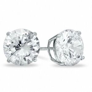 Elegant Silver Stud Earrings